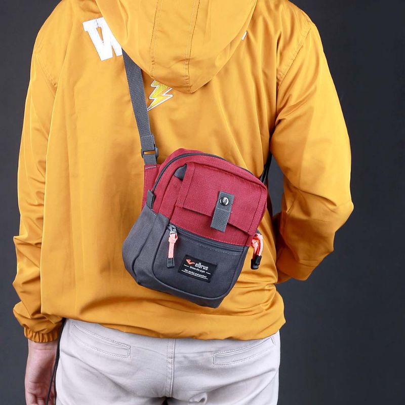Original - Tas Salempang Pria Selempang Slingbag Mini Cowo Promo Termurah COD Tourer Shoulder Bag