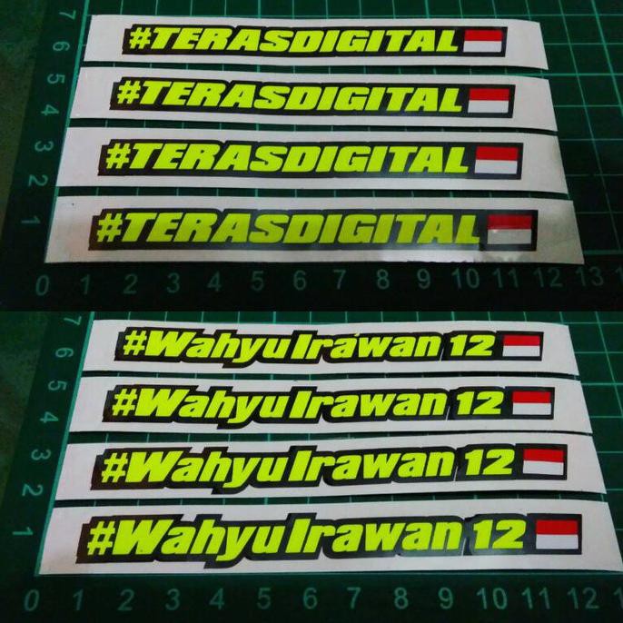

Diskon Cutting Sticker custom Nama bendera INA custom name pembalap Cuci Gudang Awal Tahun
