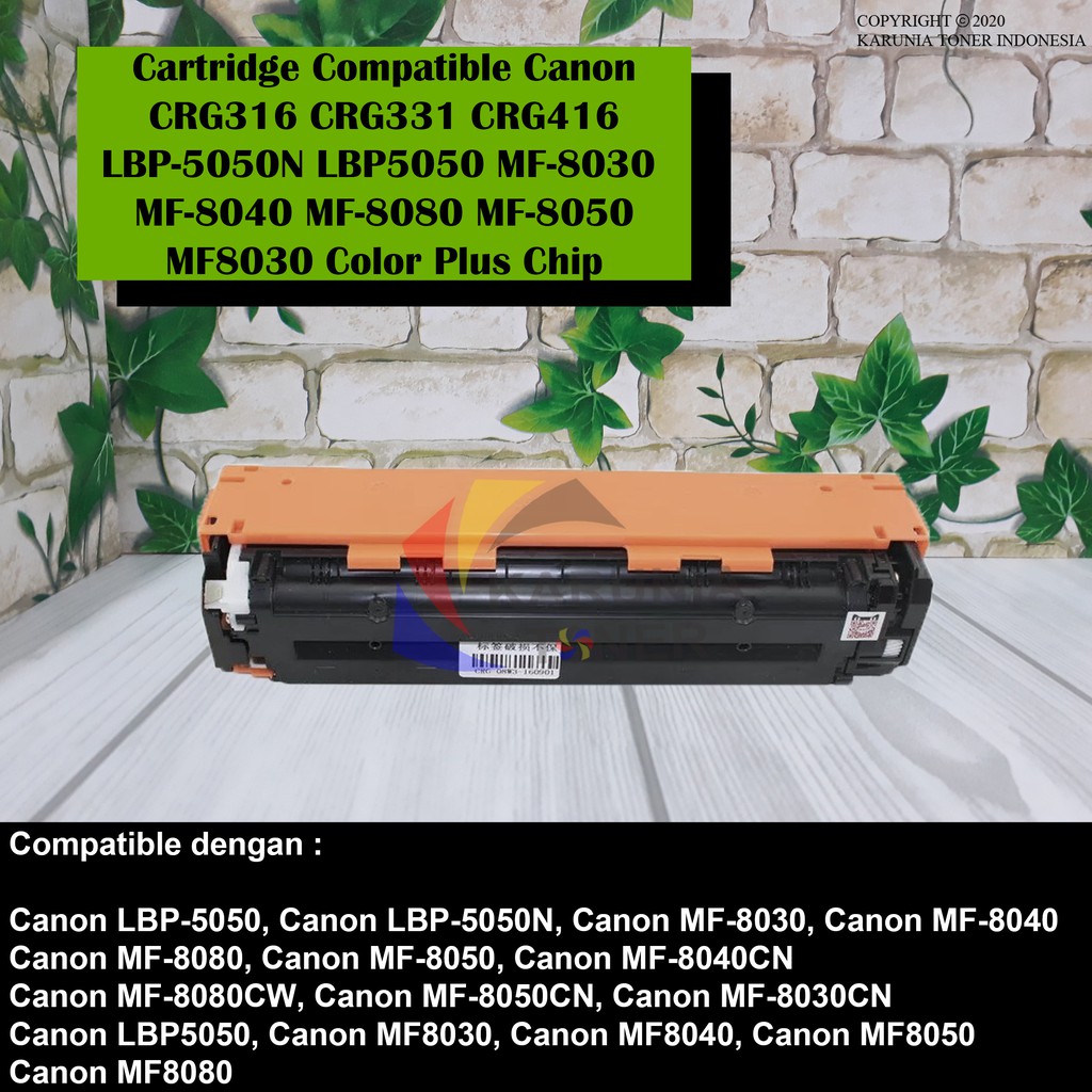 Cartridge Compatible Printer Canon CRG331 CRG316 331 416 LBP5050 LBP7100 MF8030 Color