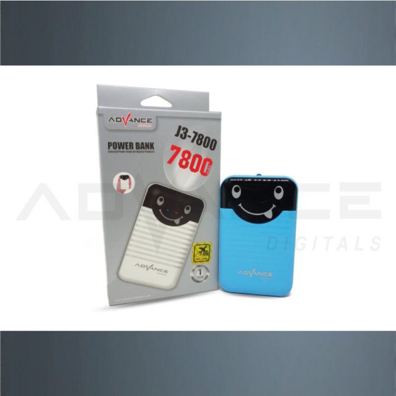 Advance Power Bank 7800 mAh ORIGINAL J3-7800