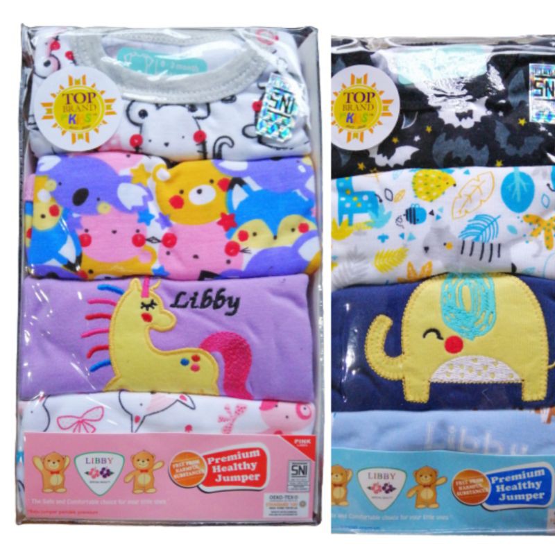 LIBBY Jumper Segiempat 0-3 Premium Bayi / Jumper Bayi 0-3 Premium Libby