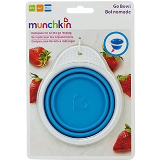 Munchkin Go Bowl / Mangkok Silikon Bayi 12m+