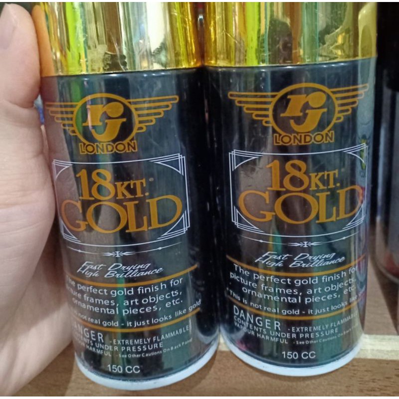 Pilok Pilox RJ London Warna GOLD 18KT / EMAS 150cc (Kecil)