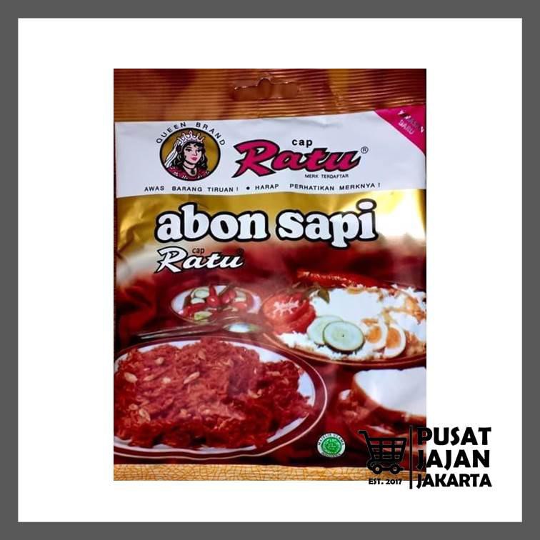 

Abon Sapi Cap Ratu Asli 100 gr Premium Quality Queen Brand