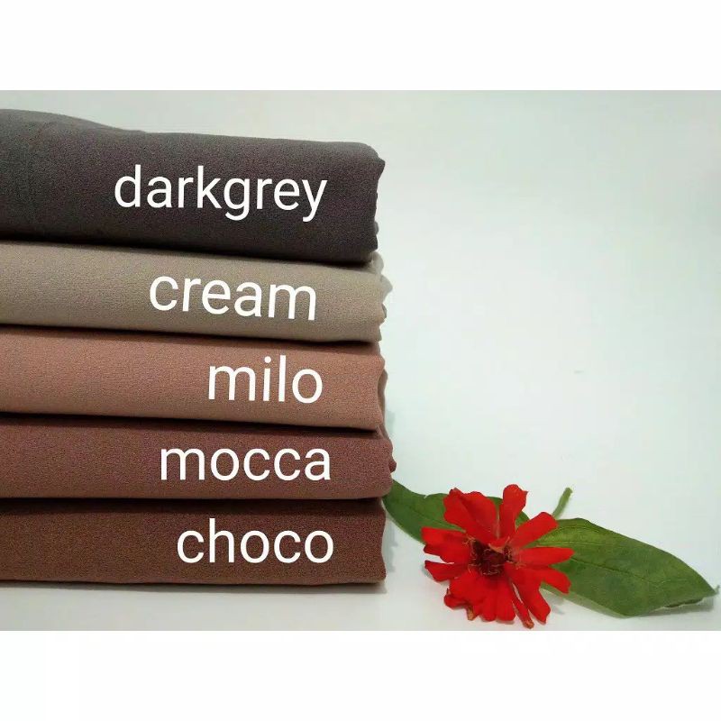 Pasmina Diamond Ceruty 180x75 Pashmina Panjang sabyan Basic Non Instan hijab Terlaris-Pashmina Dark grey