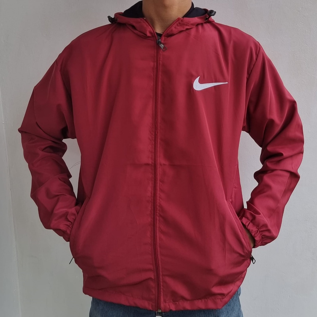 Jaket Olahraga Parasut Lari Pria Wanita Jaket Nike Parasut Running