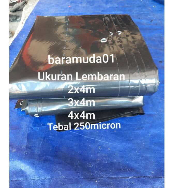 SPM Terpal kolam ikan HDPE GEOMEMBRAN 250micron kualitas terbaik EU DYK