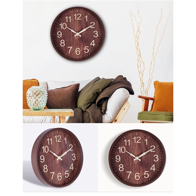 Jam Dinding Scandinavian Minimalis Design FREE BATERAI BEST SELLER