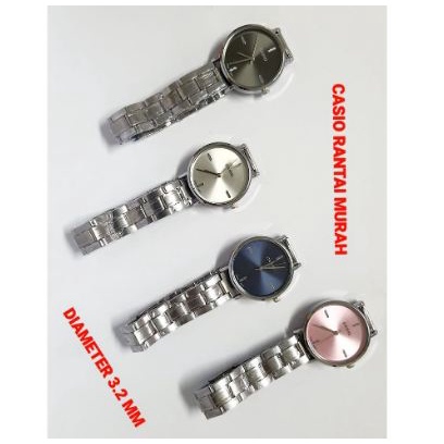 Jam Tangan CASIO RANTAI Wanita LTP V SERIES BULAT