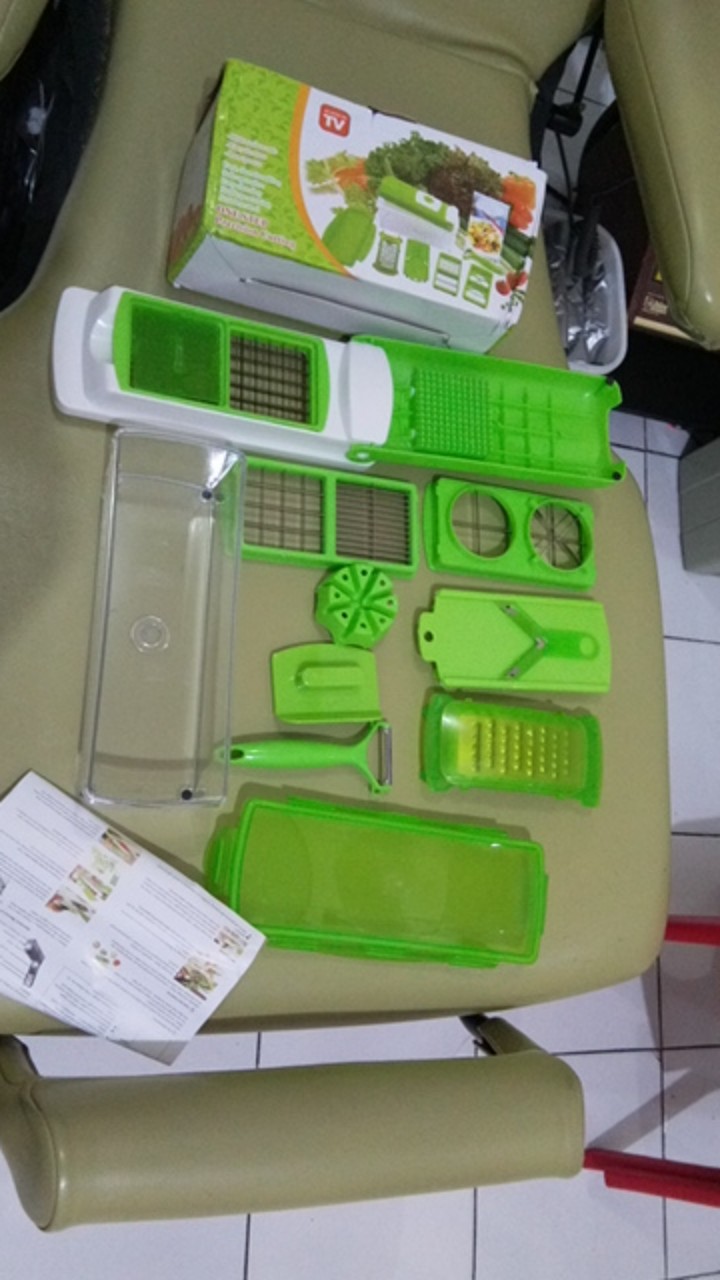 Ori Genius Nicer Dicer Plus Pemotong Serbaguna As Seen On Tv Parutan Serutan Multifungsi Alat Dapur