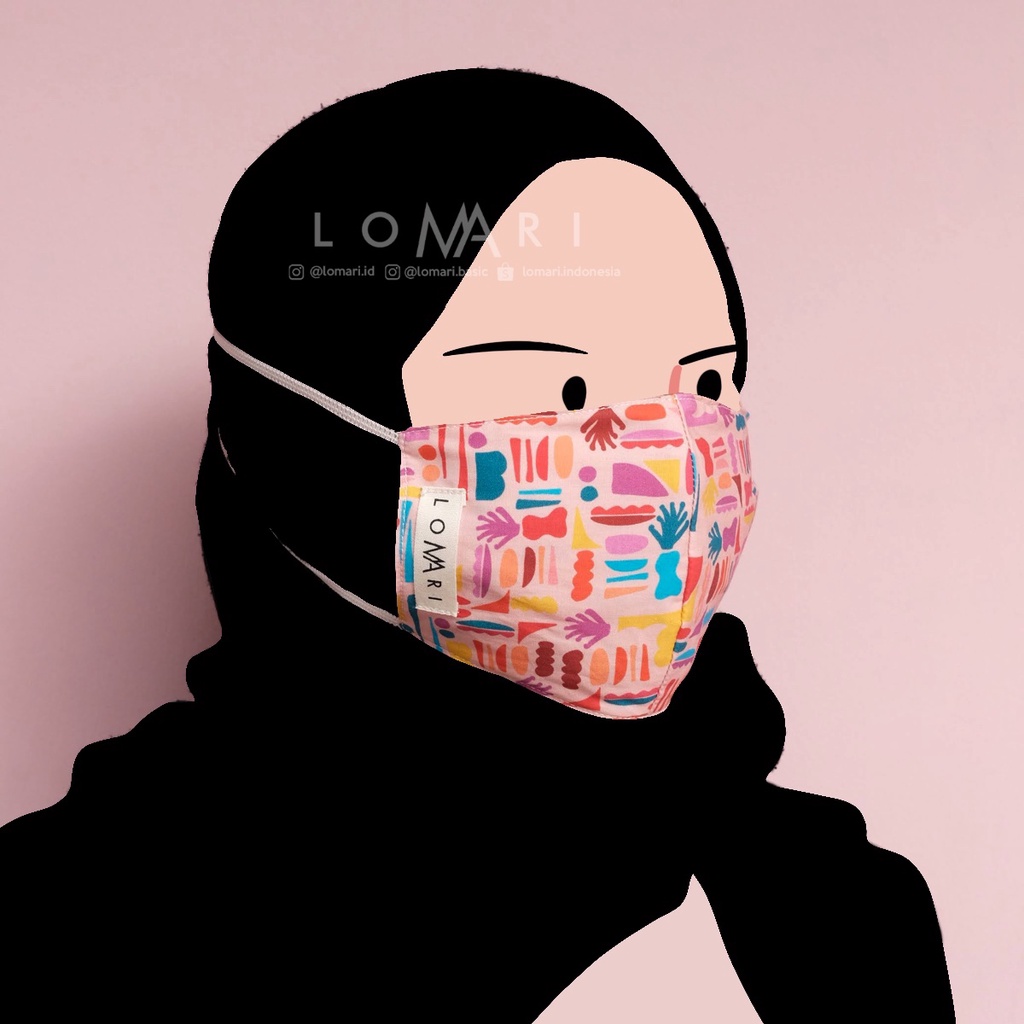 LILY SERIES (Masker Kain Exclusive by Lomari)