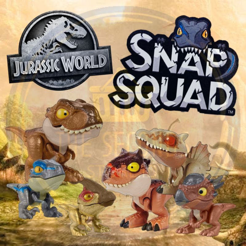 Jurassic World Snap Squad Camp Cretaceous - Original Mattel.Inc