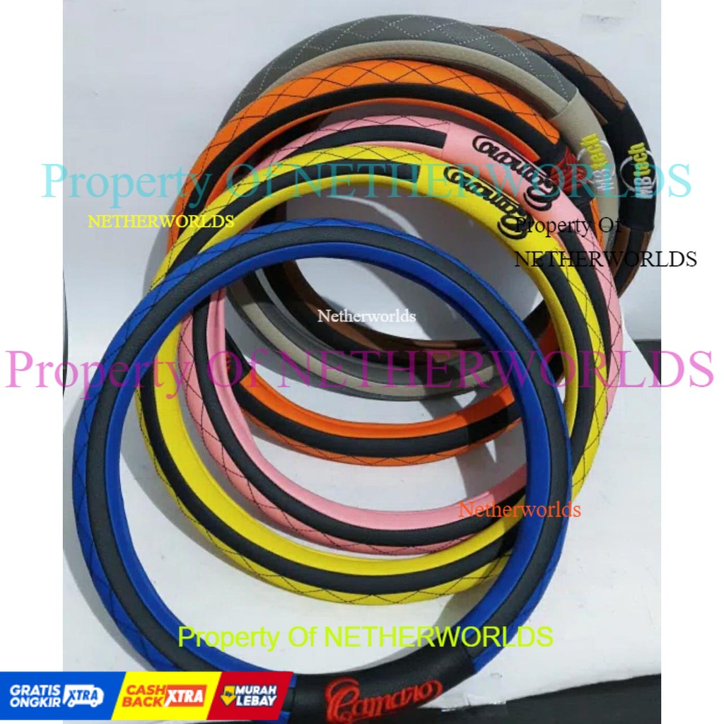 Cover Sarung Setir Mobil Toyota AVANZA Stir MBTech Bordir CAMARO