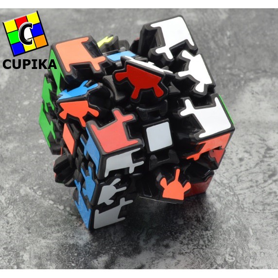 Rubik 3x3 Gear Lefun V2 Full Sticker Magic Cube