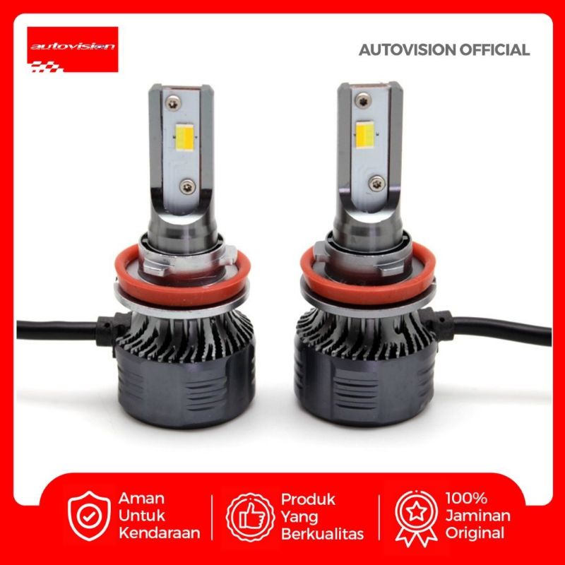 HEADLAMP/FOGLAMP CARBON RS H11 ( 9-30V) AUTOVISION