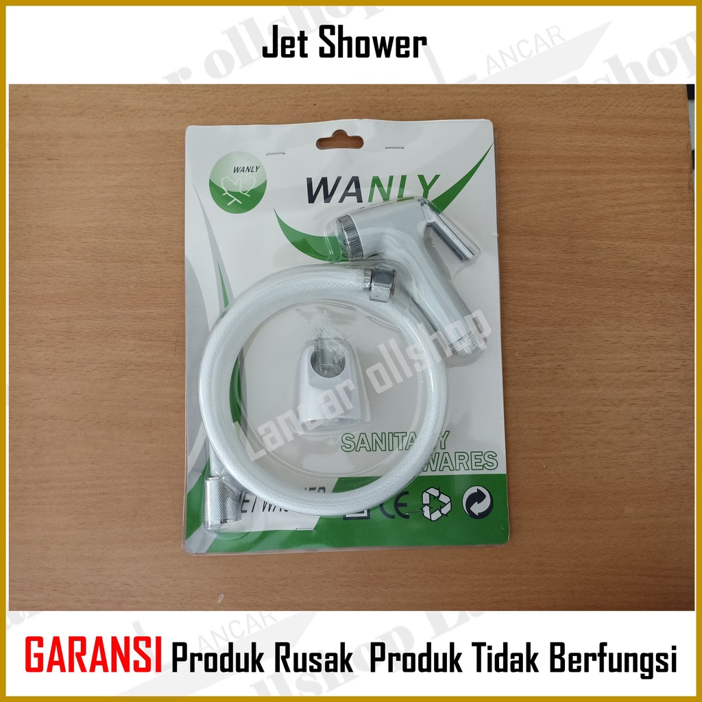 Jet Shower Putih / Jet Shower Kloset Toilet / Closet Washer / Semprotan WC Duduk Kamar Mandi