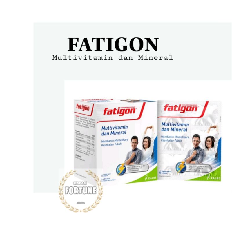 Fatigon Putih isi 6 tablet