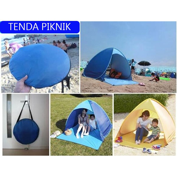 JE Tenda Piknik Buka Otomatis T03 BUTTERFLY / Tenda Camping Anak / Mainan Tenda Anak & Dewasa