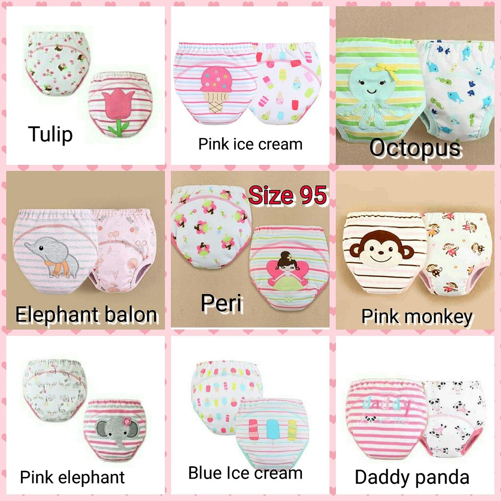 Training Pants Mom n bab  motif baru