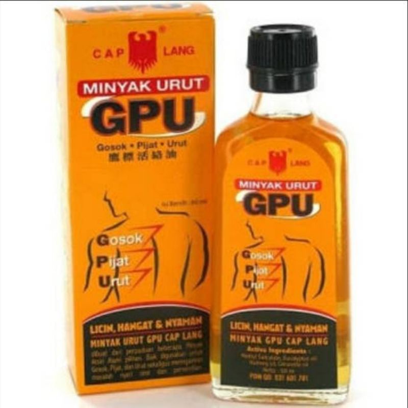 GPU Liniment Oil / GPU Cair 30ml, 60ml, 100ml