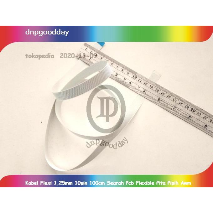 

Kabel Flexi 1,25Mm 10Pin 100Cm Searah Pcb Flexible Pita Pipih Awm Dnpgood11 Murah