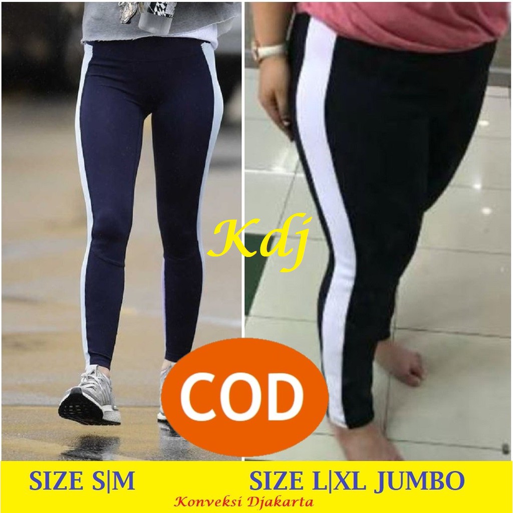 Celana Legging Salur Garis Nagita sport Wanita leging lejing olahraga sporty senam zumba aerobic bersepeda renang bersepeda Leggings