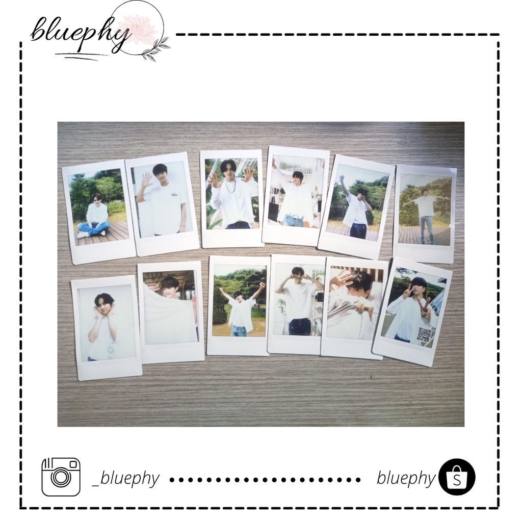 [PELUNASAN] TREASURE X LIPSS SUMMER CAMP 2021 INSTAX FILM POLAROID MEMBER SET (bluephy)