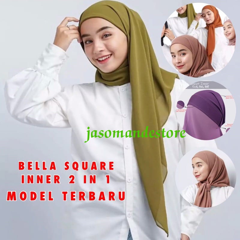 Hijab Instan Segitiga Inner Instan / Jilbab Segitiga Inner Instan / Kerudung Segitiga Inner Instan