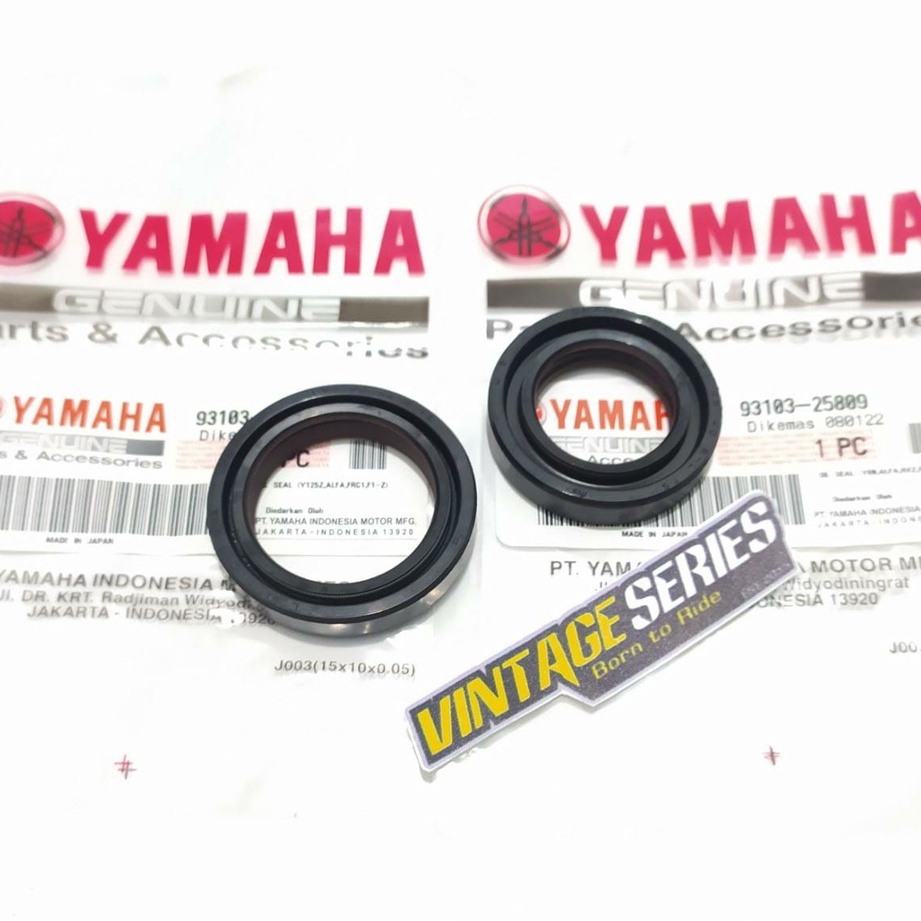 SEAL KRUK AS KIRI 93103-25809 KANAN 93103-32807 F1ZR ORI YGP FIZR FIZ F1Z R CRANKSHAFT SIL CRANK BAN