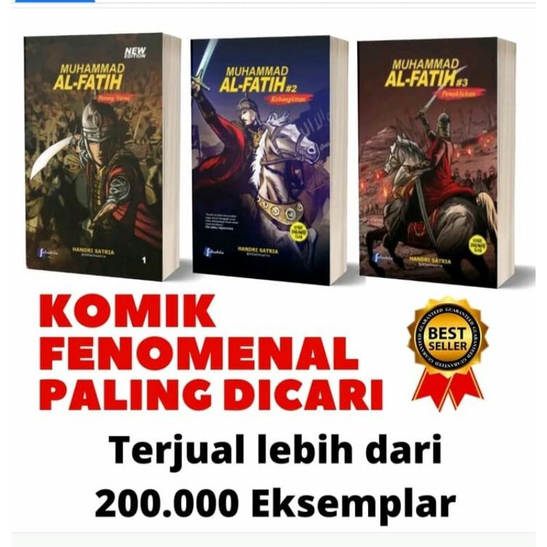Paket Komik Muhammad Al Fatih 123