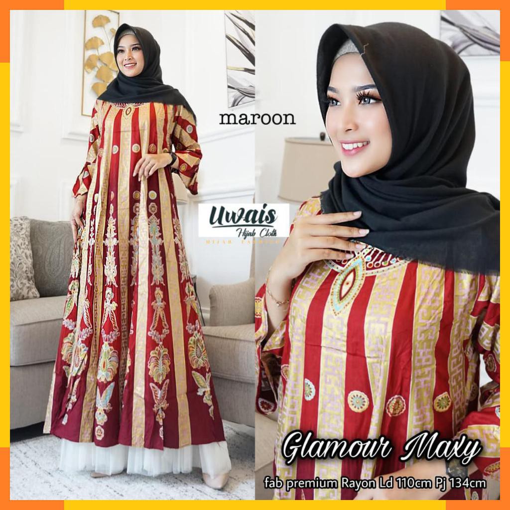 DRESS GAMIS MUSLIM WANITA BY UWAIS