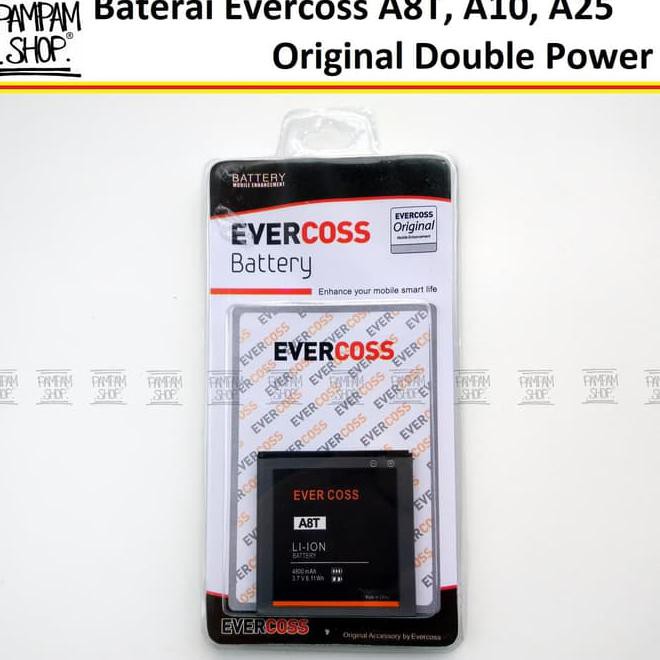 Baterai Cross Evercoss A8T Original Double Power | Batre Evercross, HP