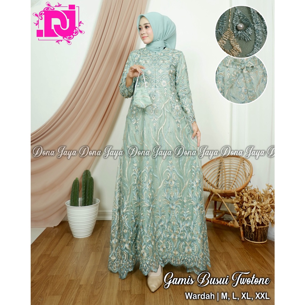 Kebaya Gamis Busui DJ / Gamis / Kebaya Modern / Dress Pesta Kondangan / Gamis Pesta Busui