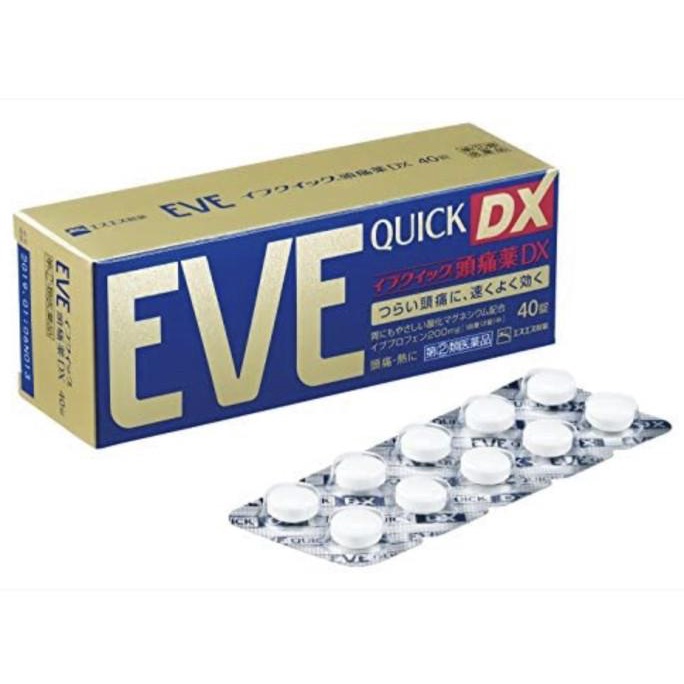 Eve Quick Dx 40 Pills Obat Sakit Kepala Jepang Headache Medicine