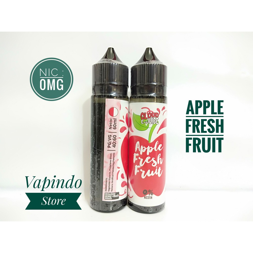 CLOUD EJUICE APPLE FRESH FRUIT 60ML 0MG TOR PREMIUM E LIQUID VAPE