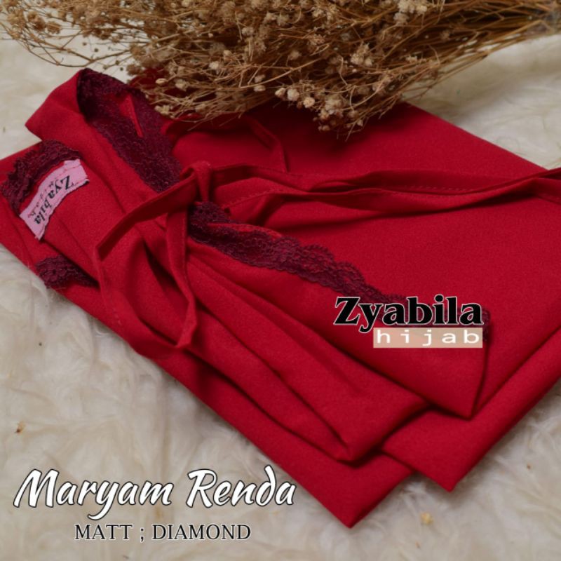 JILBAB BERGO MARYAM RENDA (COD)-Marun