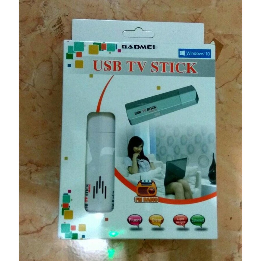 Unik USB TV stik FM Radio Analog TV Tuner For laptop Diskon