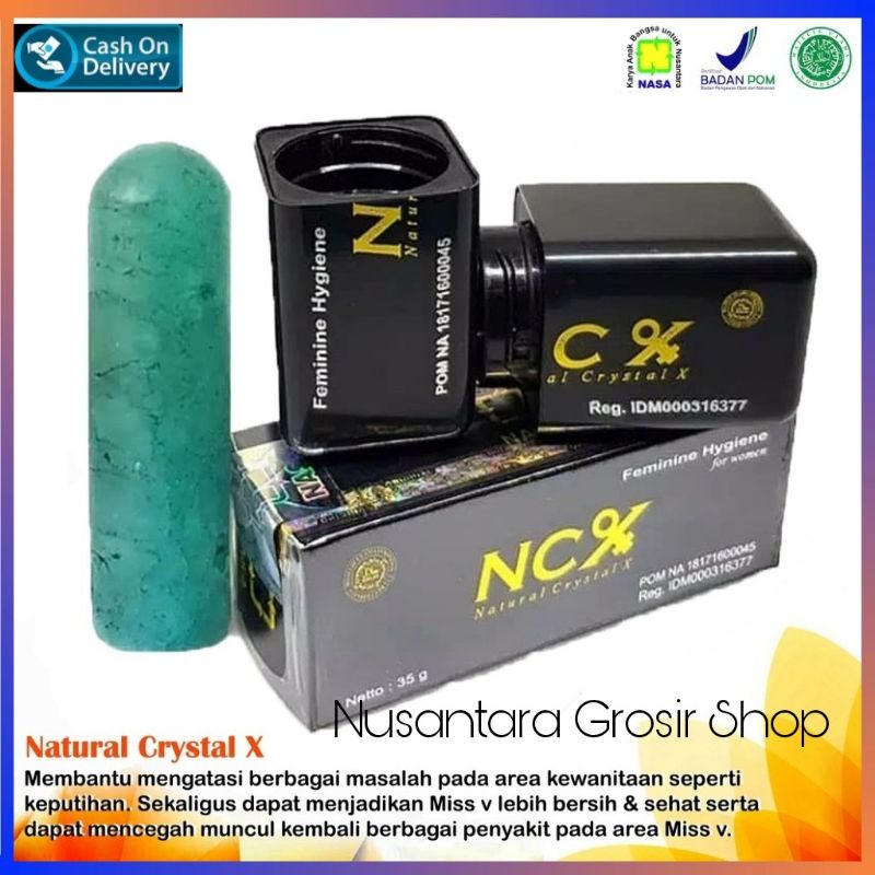 Crystal X Asli Nasa NCX Ori Nasa Cristal X Original Kristal x Nasa - obat keputihan - CRYSTAL X NASA