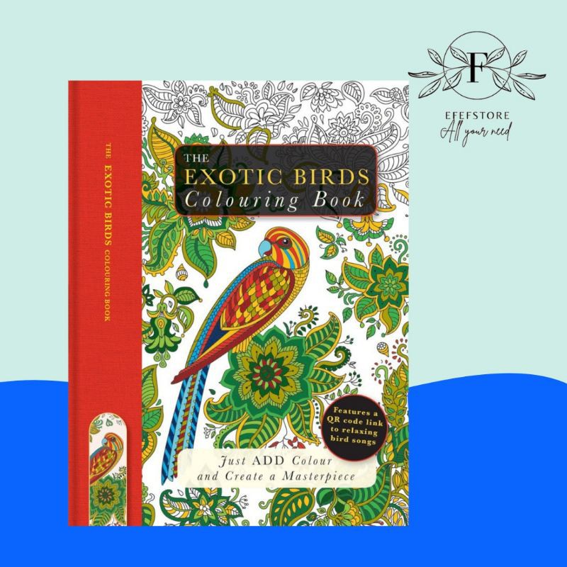 Buku BBW Just Add Colour Exotic Birds