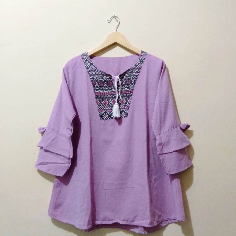 blouse lilac