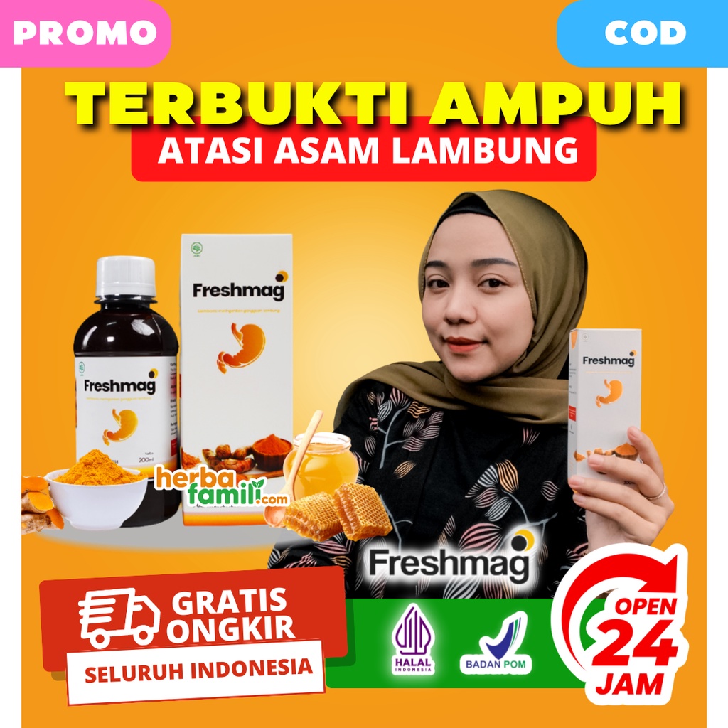 FRESHMAG 100% ORIGINAL OFFICIAL | Madu Asam Lambung Asli Obat Herbal Freshmaag Fresh Mag Fresh Maag Freshmag Ampuh Atasi Asam Lambung Secara Alami Dan Aman Tanpa Efek Samping Freshmag