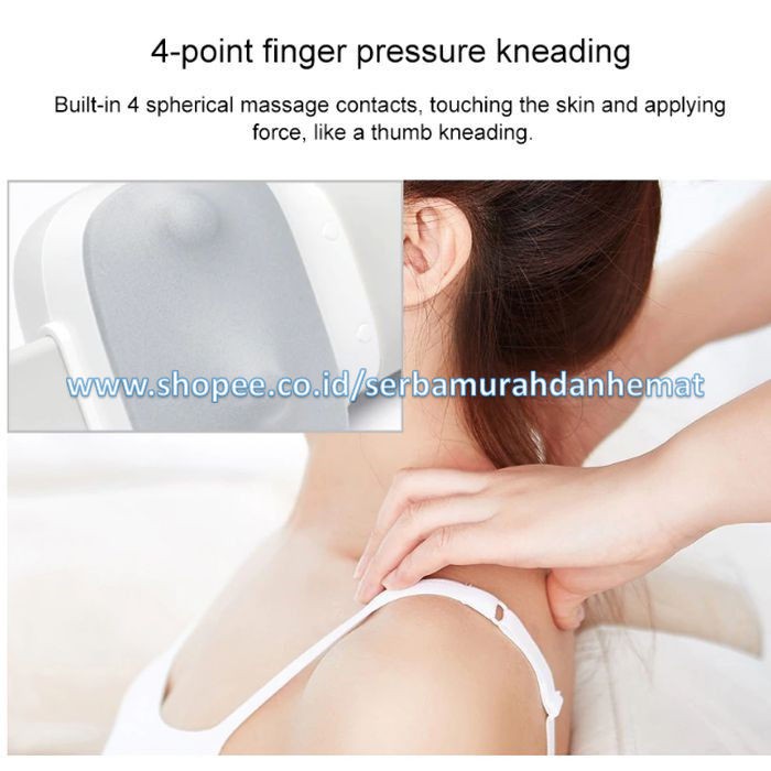 Alat Pijat Shiatsu Leher Kaki Pinggang Tubuh Tanpa Kabel MIJIA Usb Charging Wireless Neck Massager