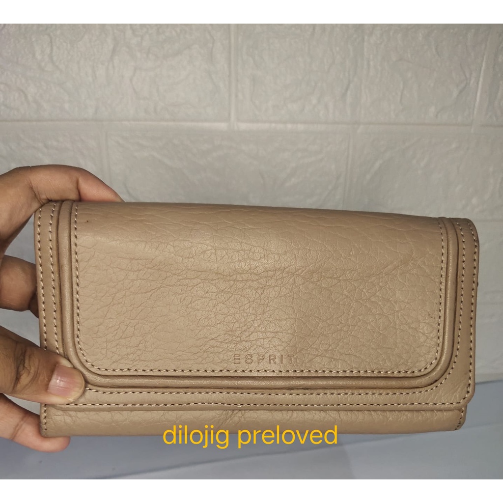 preloved dompet panjang esprit