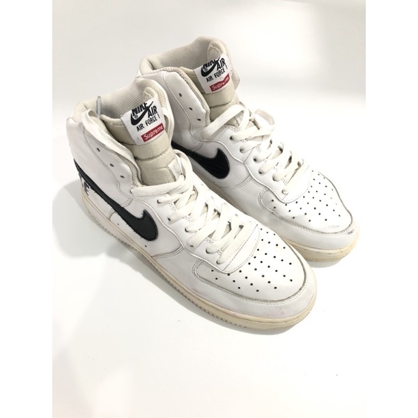 nike air force 1 high supreme world famous white