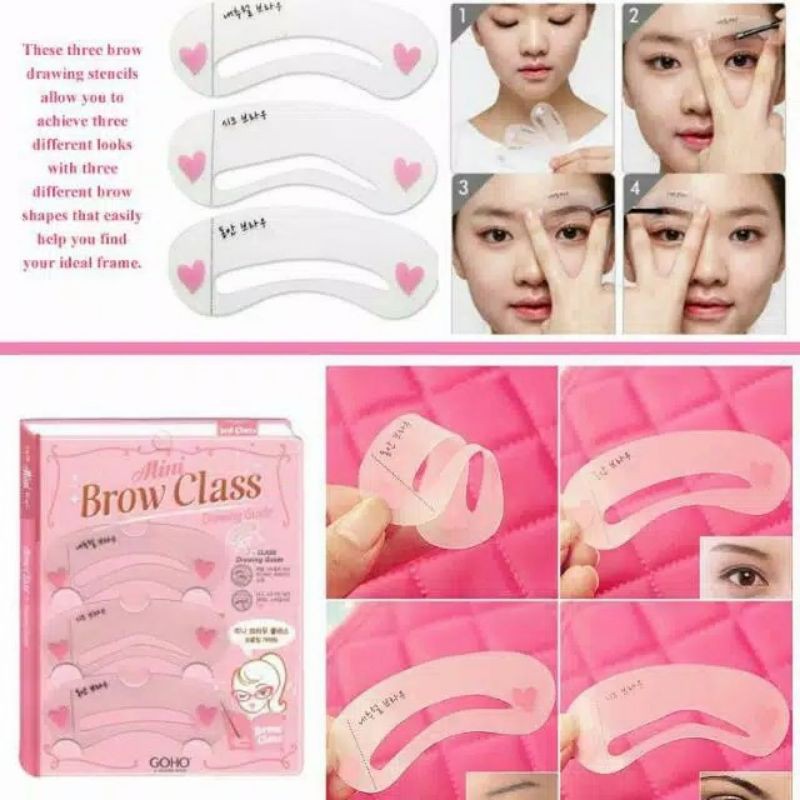 CETAK ALIS / CETAKAN ALIS (EYEBROW STYLE) / MINI BROW CLASS TERMURAH ISI 3