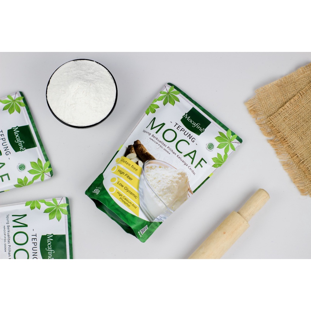 

MOCAFINE TEPUNG MOCAF SERBAGUNA GLUTEN FREE 500GR