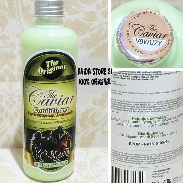AMPUH CAVIAR CONDITIONER ORIGINAL SHAMPO PENUMBUH RAMBUT 100% SHAMPO KUDA