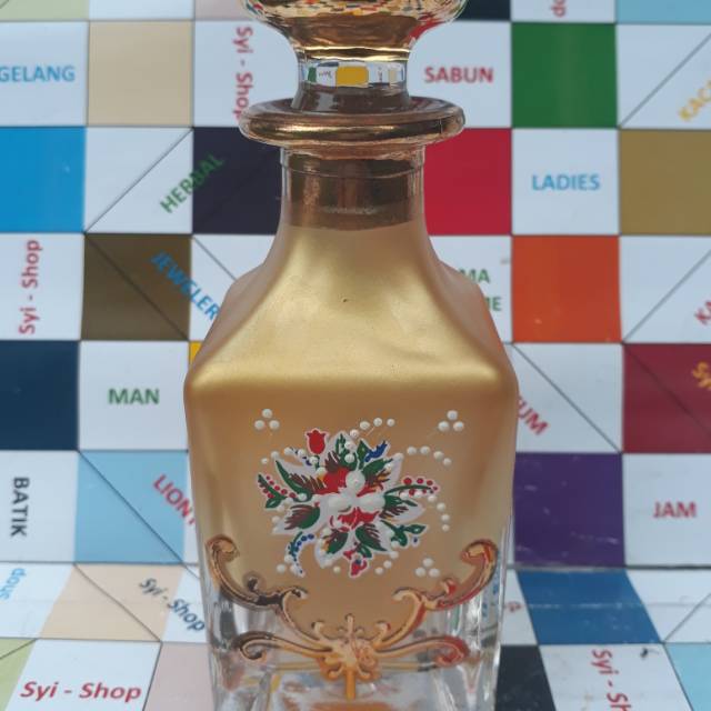 Botol Kaca Display atau Pajangan Parfum MOTIF