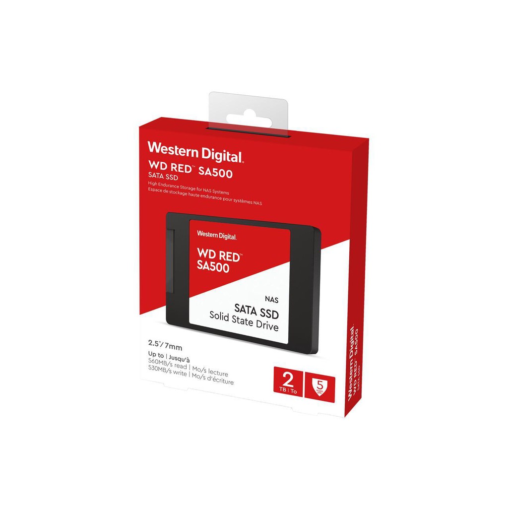 WD SSD RED WDS200T1R0A 2 TB 2.5&quot; SSD WD SSD RED 2TB SA500 3D NAND