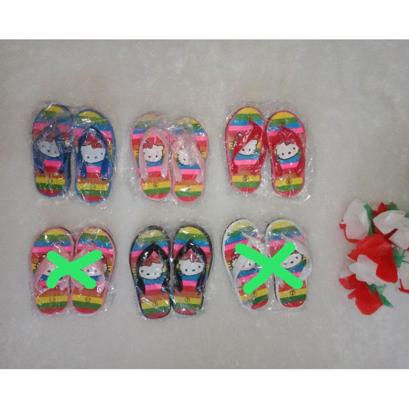 PROMO!!! SANDAL ANAK TERMURAH Sandal Hellowkitty / Ruby Seri 6 / 6.5 / 7